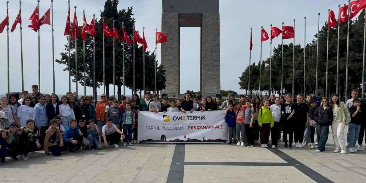 Çanakkale'de gençlerle yerinde tarihe yolculuk