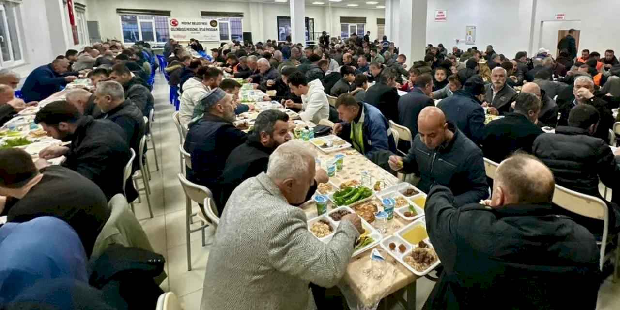 Mardin Midyat'ta personel iftarı