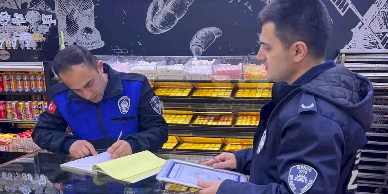 Kocaeli Gebze Zabıtasından bayram denetimi