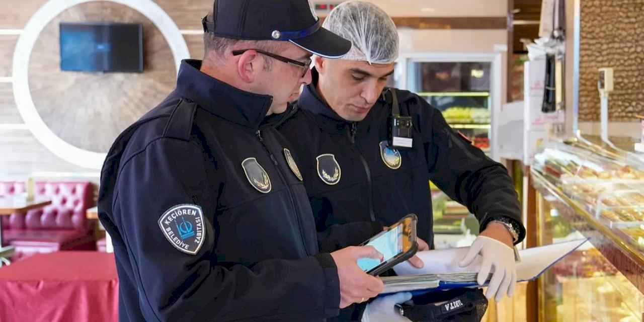 Ankara Keçiören Belediyesi'nden bayram öncesi sıkı denetim