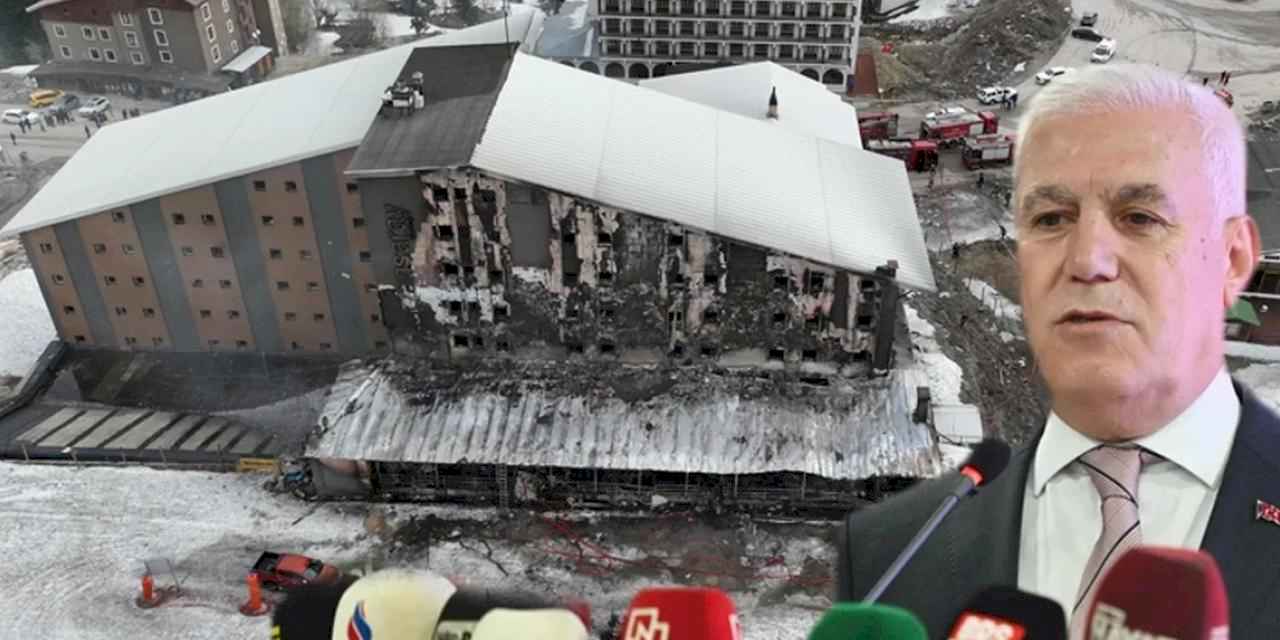 Başkan Bozbey Uludağ'daki otel yangınını değerlendirdi: Sezondan sonra olması faciayı önledi!