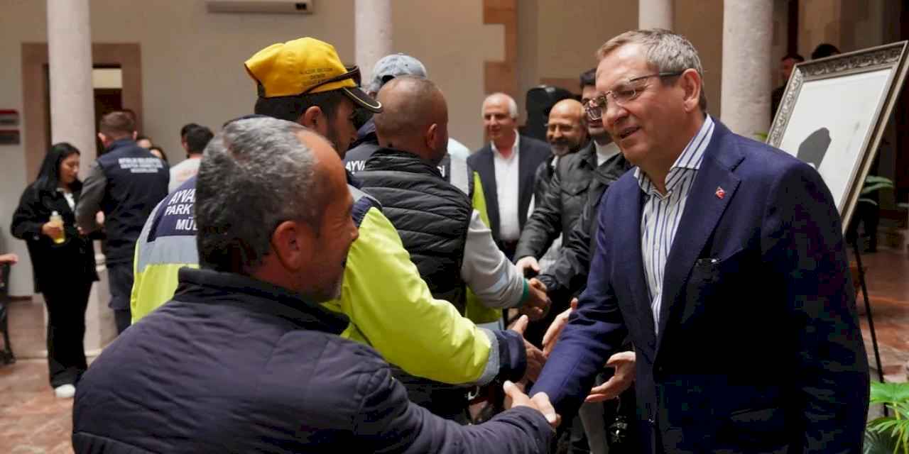 Balıkesir Ayvalık’ta bayramlaşma