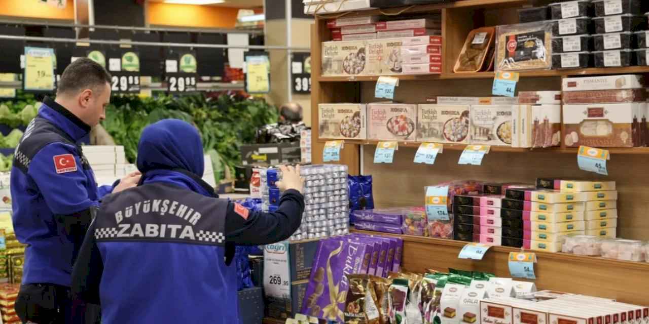 Zabıtadan çikolata baskını