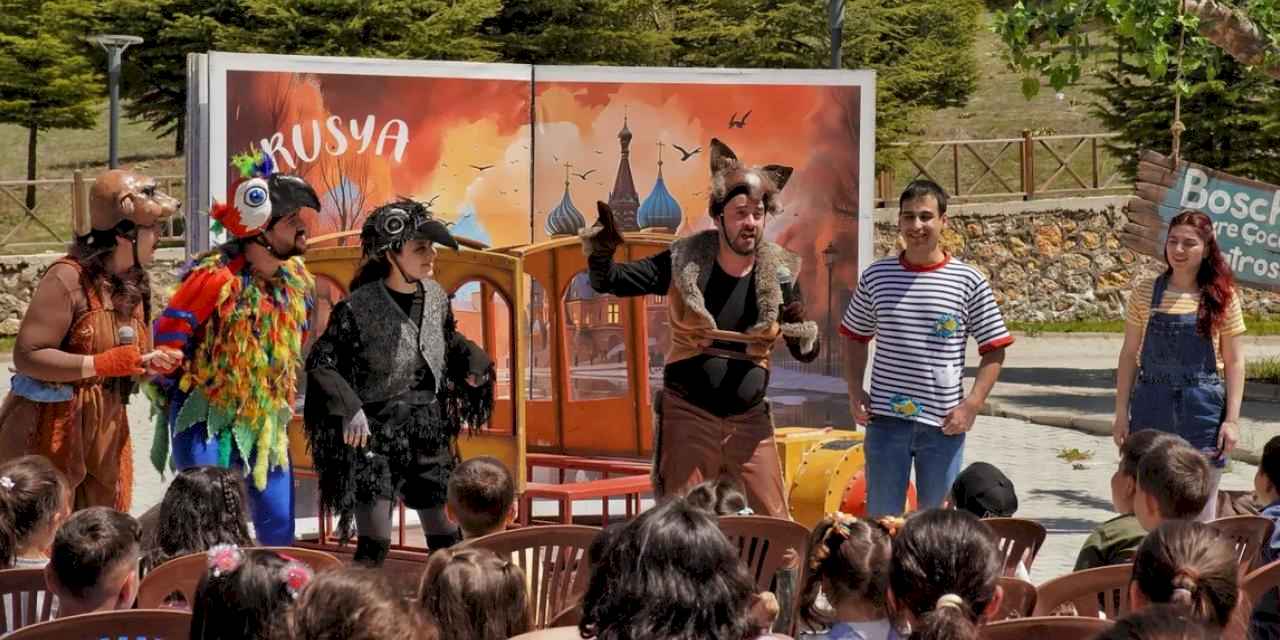 Malatya Doğanşehir'de çevre dostu oyun çocuklarla buluştu