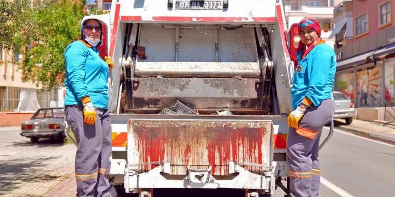 Şehrin temizliğine kadın eli değdi