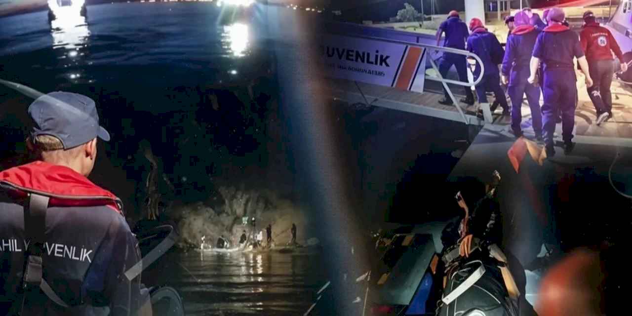 Kocaeli Darıca’da kayalıklardan düşen vatandaşı Sahil Güvenlik kurtardı!