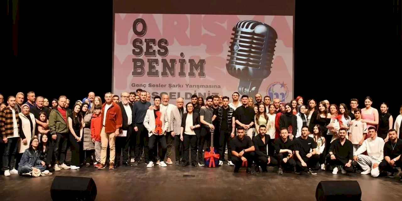 Bursa Mustafakemalpaşalı gençler “O Ses Benim” sahnesinde buluştu
