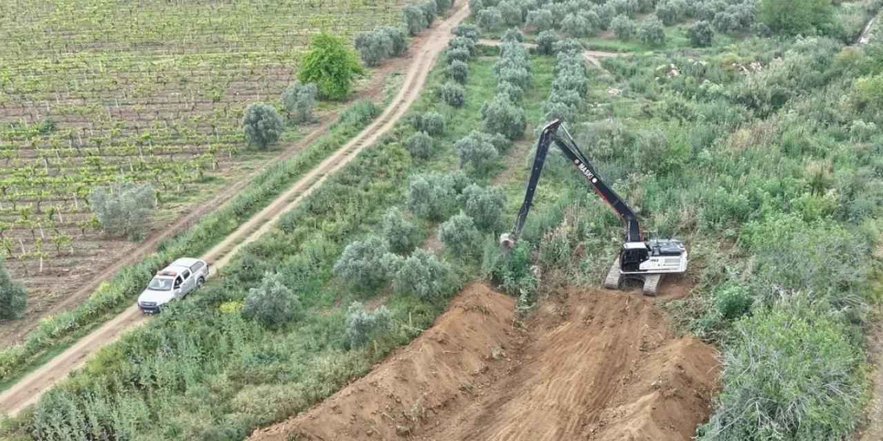 Manisa'da dereler temizleniyor