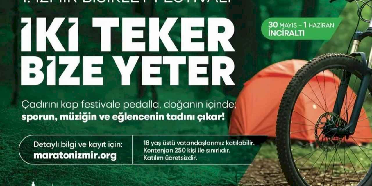 İzmir'de çadırını kap festivale pedalla