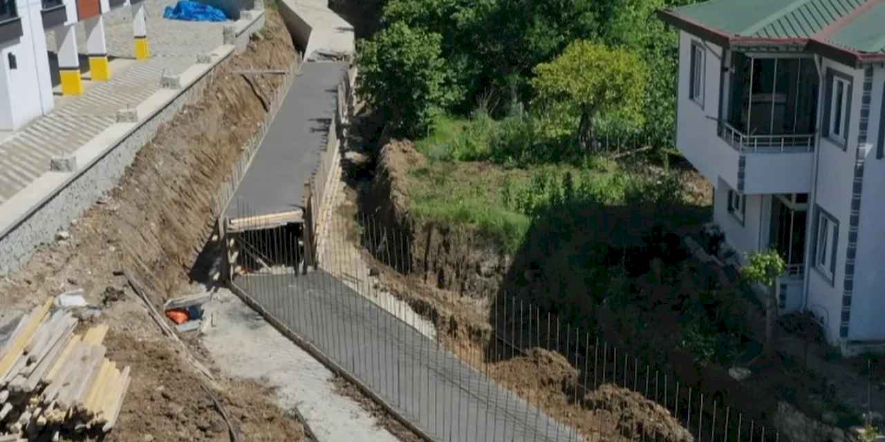 Ordu Altınordu’da alt yapı çalışmaları sürüyor