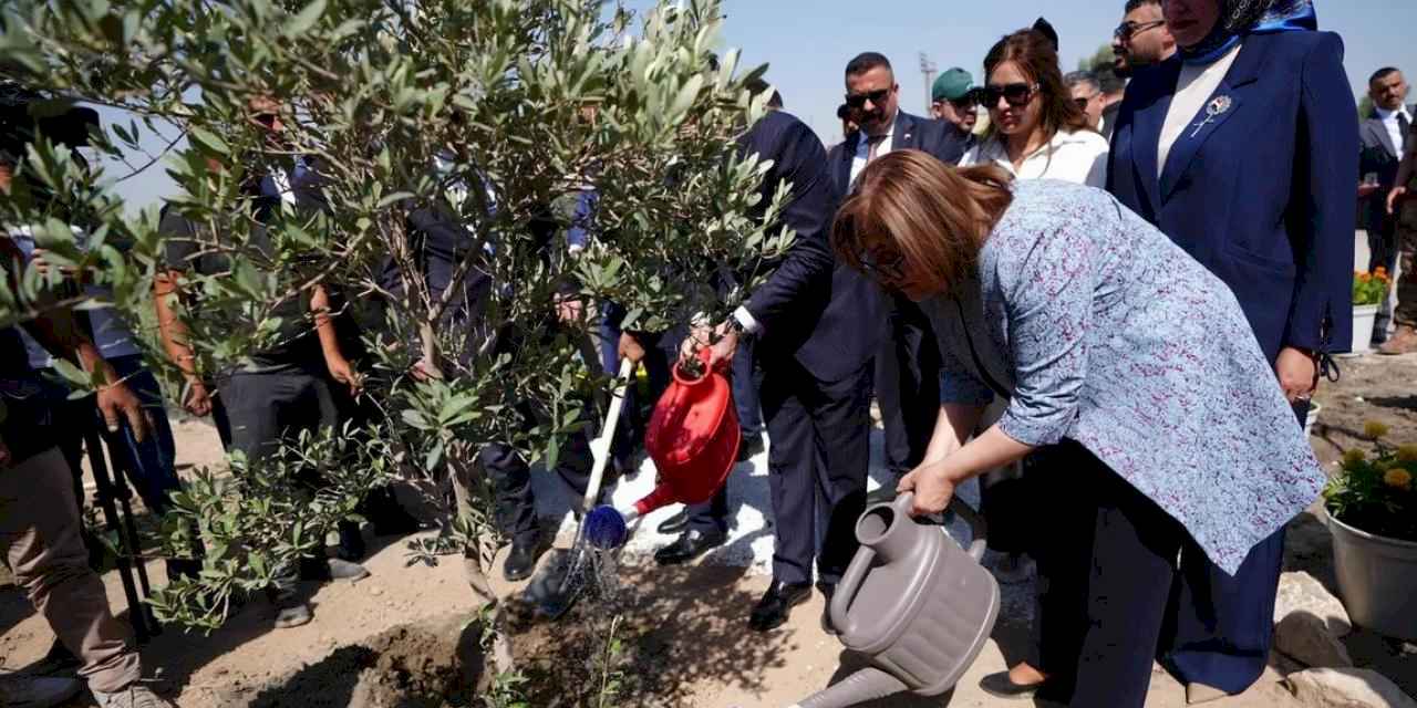 Gaziantep ve Bağdat kardeşliği! Türkiye Bahçesi’ne 5 bin fidan