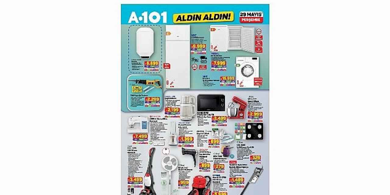 29 Mayıs'ta A101'de Motosikletten Ev Ürünlerine Geniş Ürün Yelpazesi