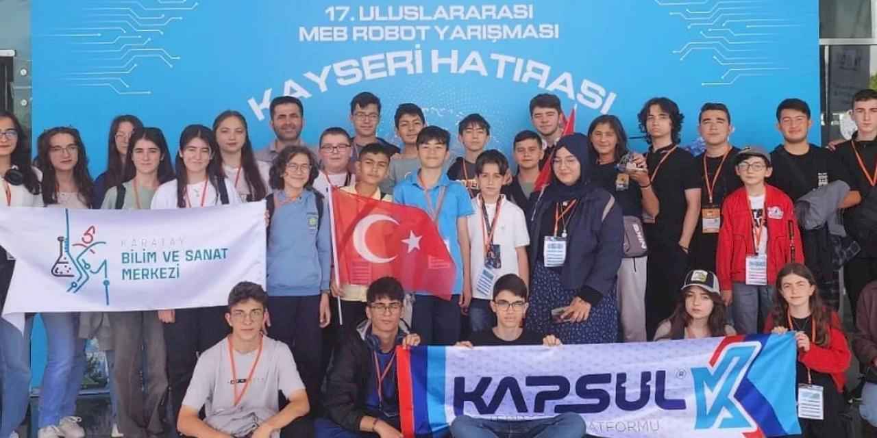 Konya'da MEB Robot Yarışması’nda 6 derece birden