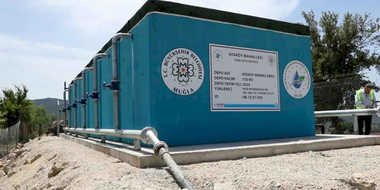 Muğla Ula'da içme suyu depoları yenilendi