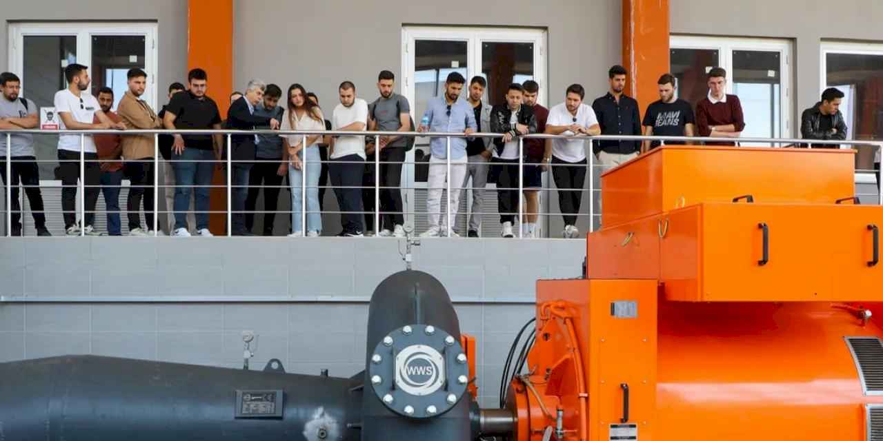Mühendis adayları enerji üreten sistemleri SASKİ tesislerinde inceledi
