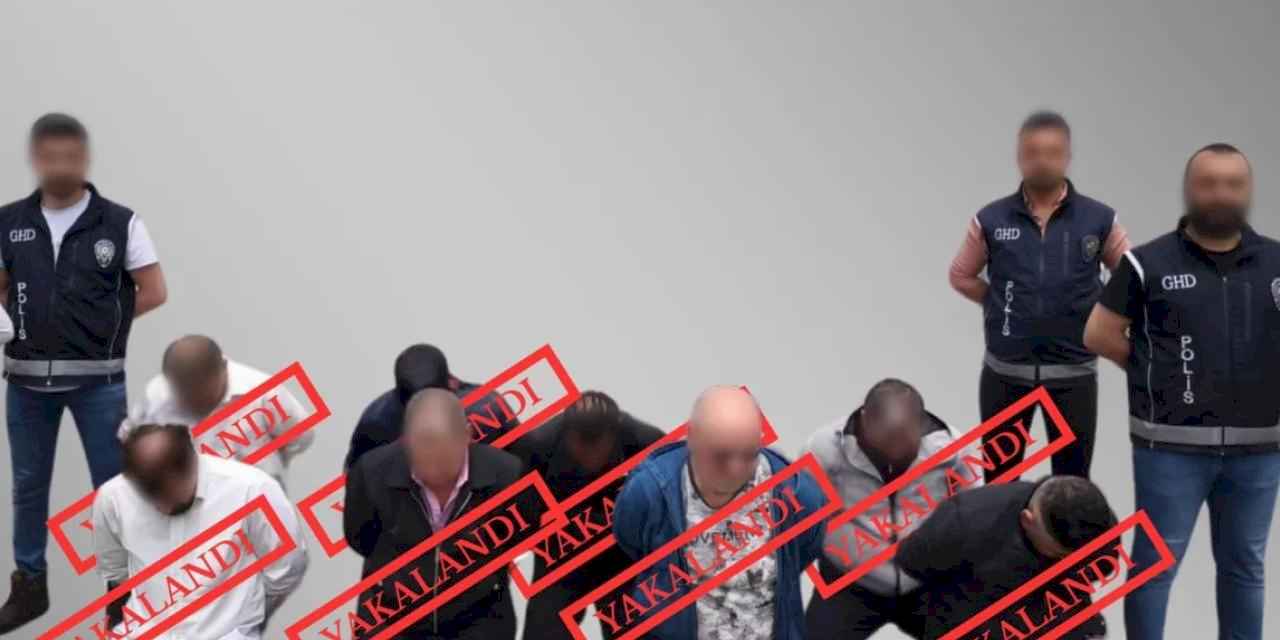 INTERPOL'ün aradığı suçlulara dev operasyon! 6 ilde 23 şüpheli paketlendi!