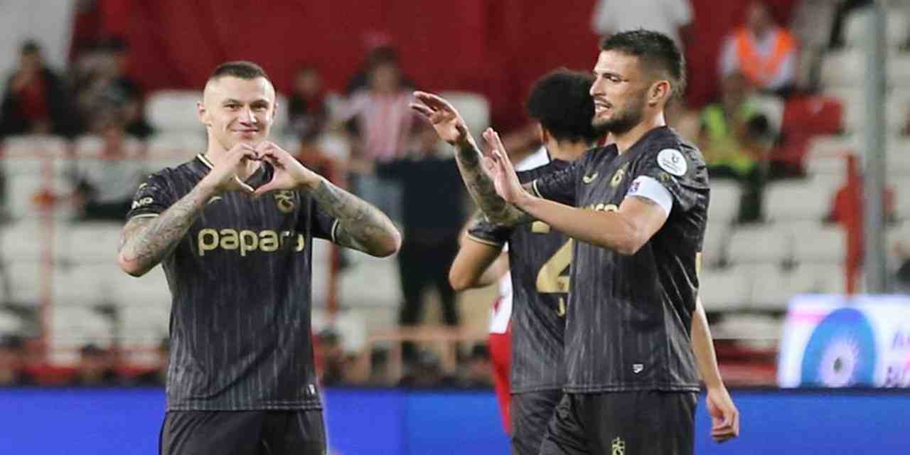 Antalyaspor 0-2 Trabzonspor (Maç Sonucu) Fırtına Antalyaspor deplasmanından 3 puanla döndü!