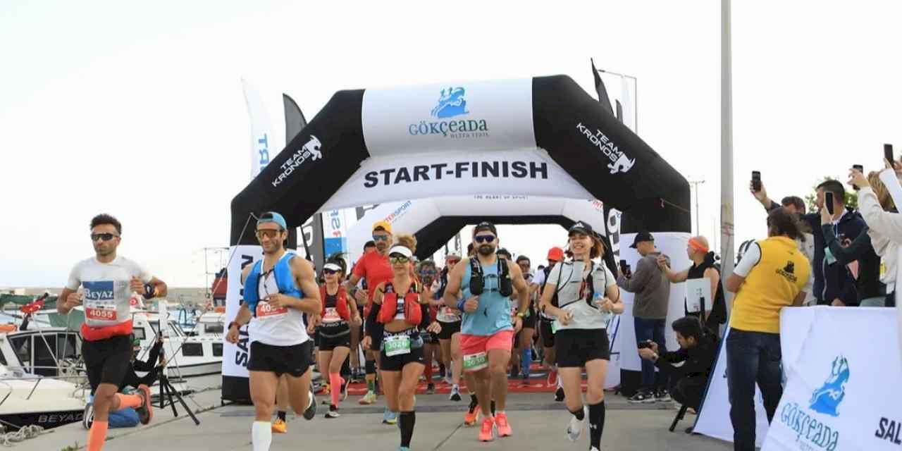 Gökçeada Ultra Trail’de koşu rüzgarı ikinci kez esti
