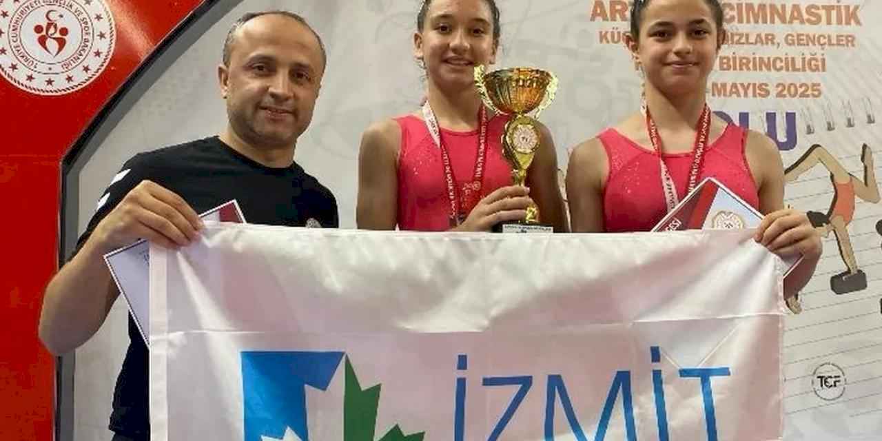 İzmitli genç cimnastikçiler Türkiye ikincisi