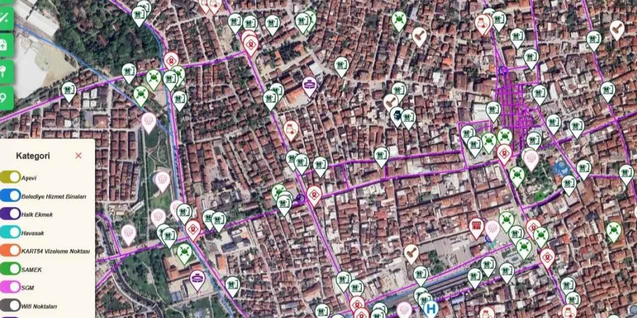 Sakarya'dan yerli ve milli dijital hamle... ATLAS Coğrafi Bilgi Sistemi devrede