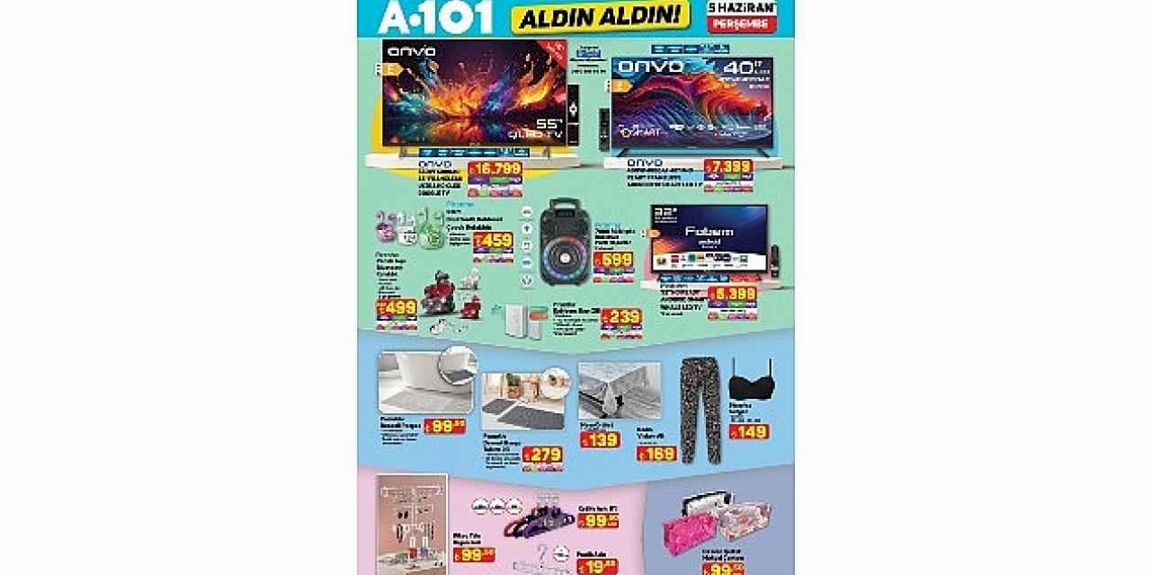 5 Haziran'da A101'de Motosikletten Ev Aletlerine Öne Çıkan Ürünler