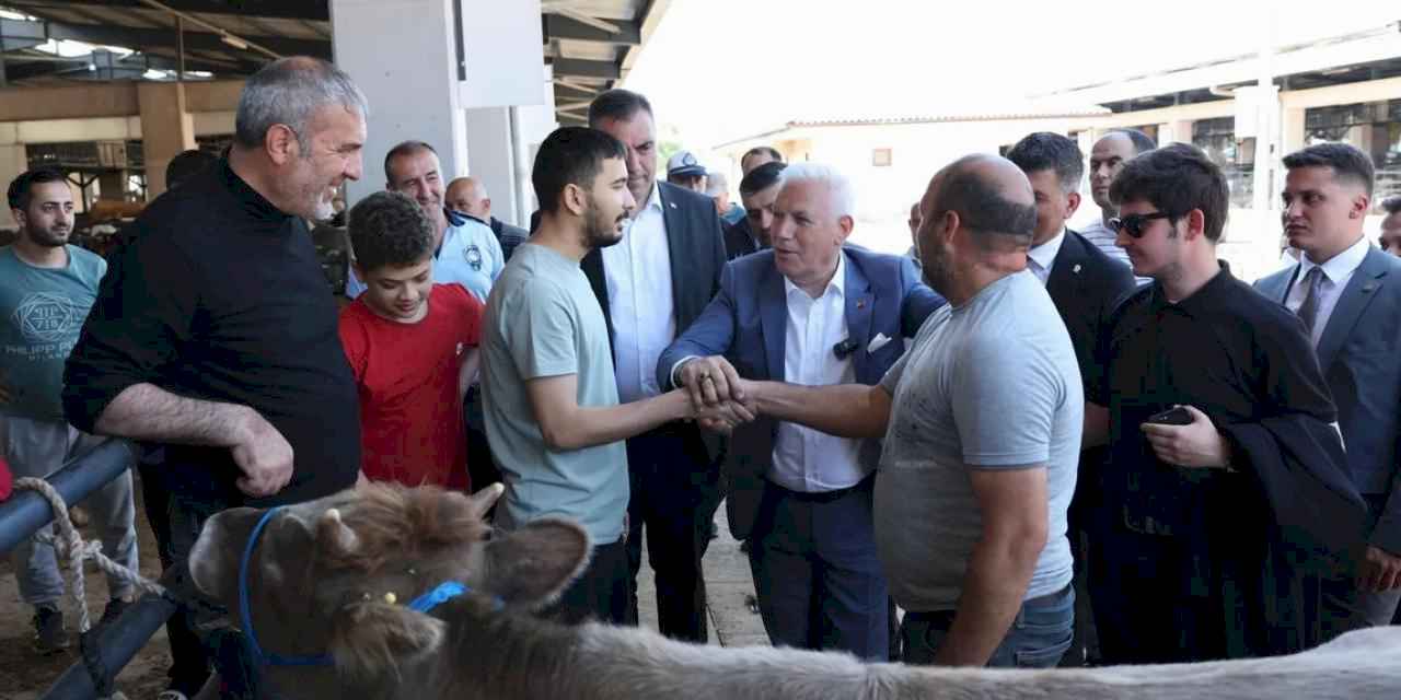 Bursa'da Başkan Bozbey pazarlığa aracılık etti!