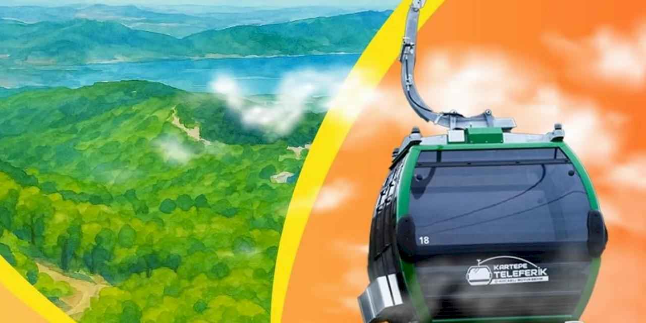 Kartepe Teleferik’te bayrama özel yüzde 50 indirim