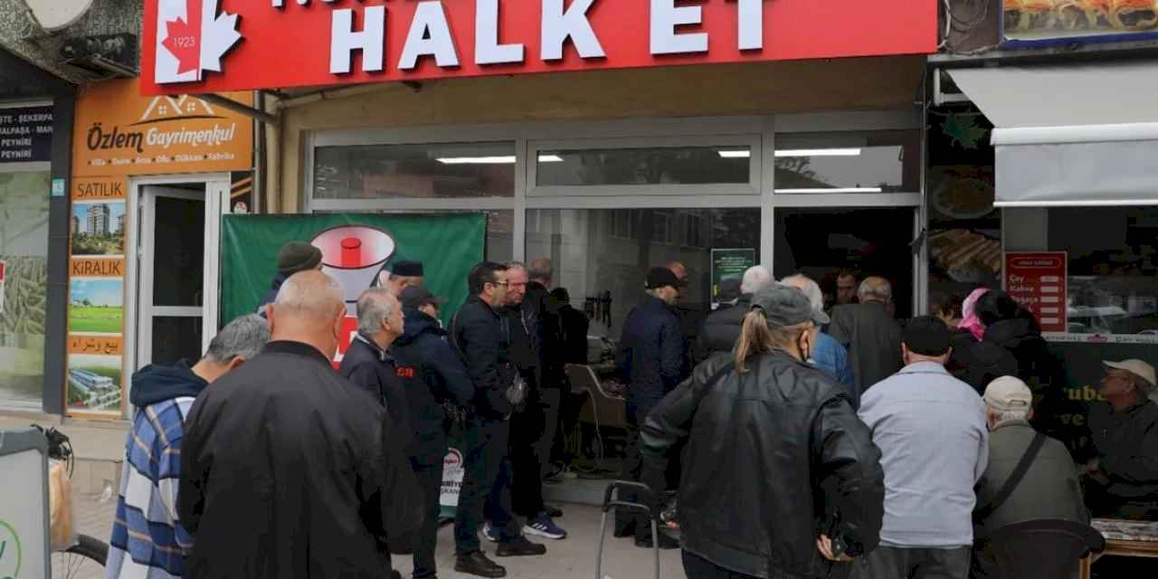 İzmit'te 'Halk Et'e bayram molası