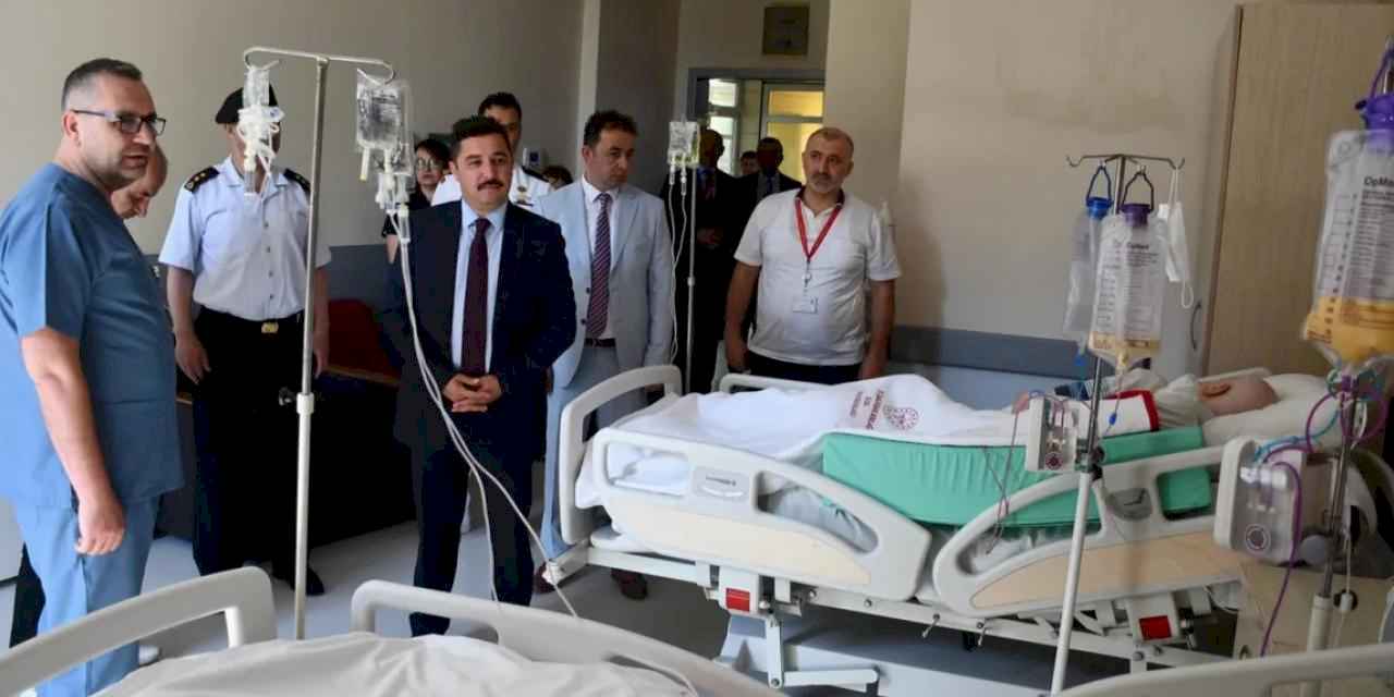 Mudanya Kaymakamı Terzi’den hastanede 'şifa' ziyareti