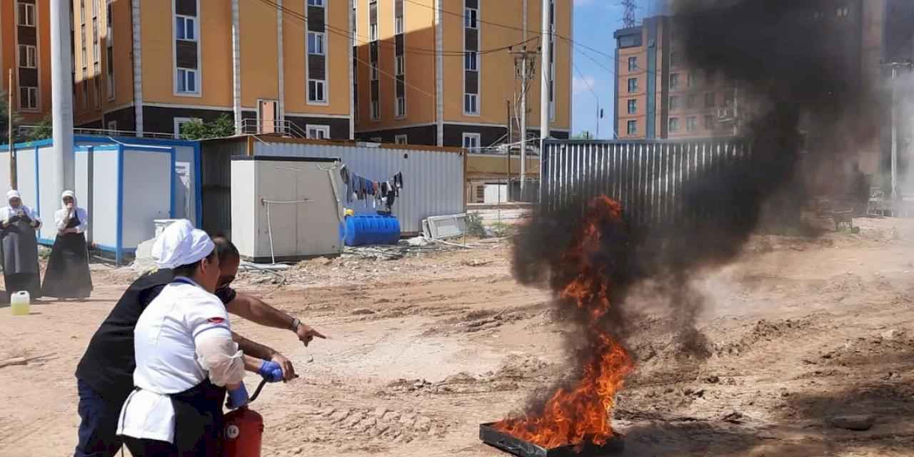 Kocaeli İtfaiyesi’nden uygulamalı eğitim