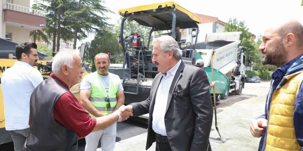 Kayseri Melikgazi asfalt sezonuna hızlı girdi