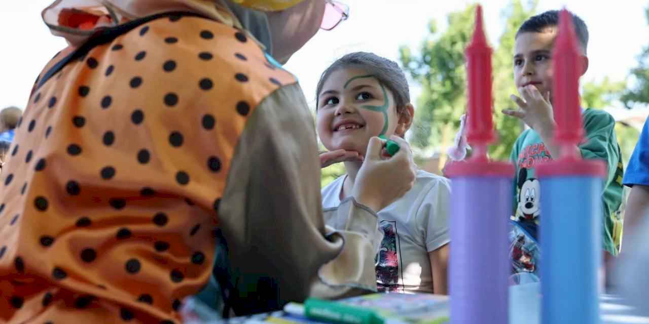 Sakarya çocuklar için bayrama neşe kattı