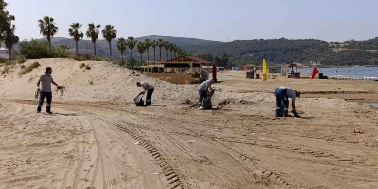 Efes Selçuk’ta bayram sonrası temizlik seferberliği
