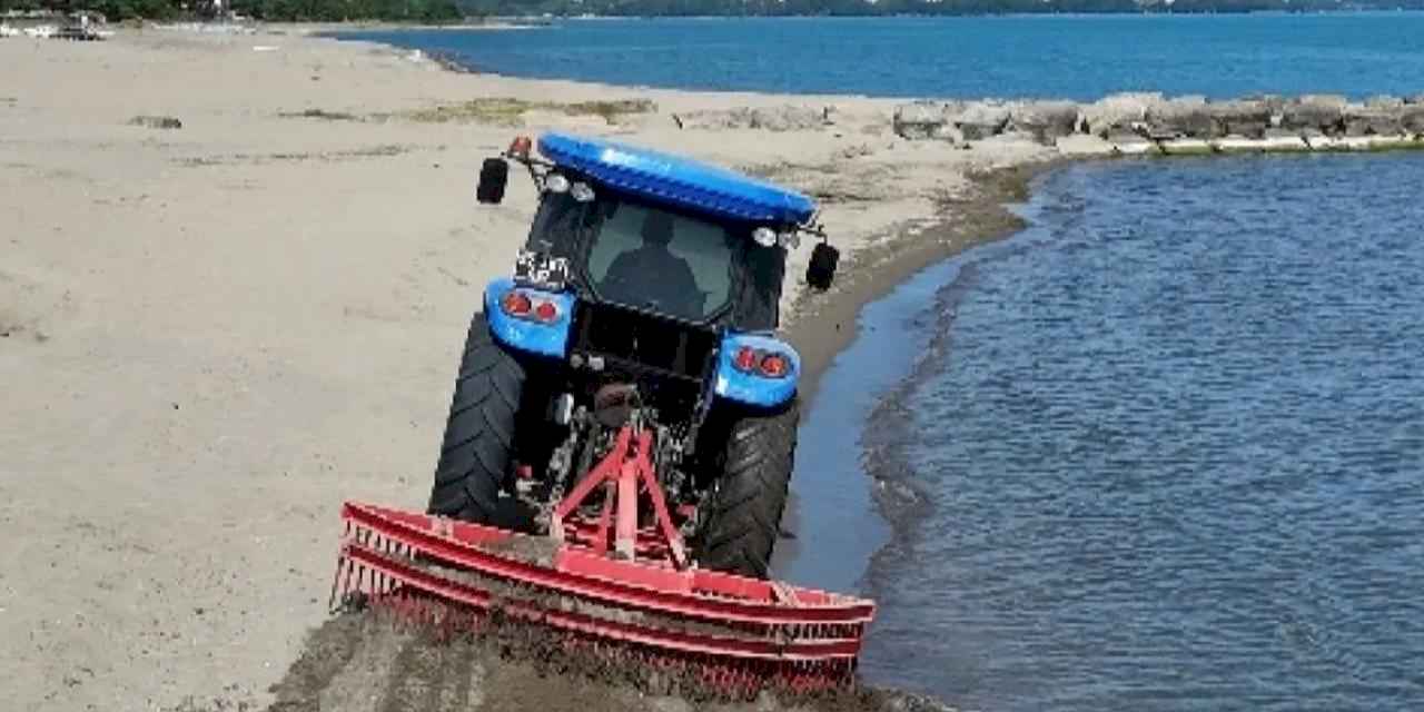 Ordu'da plajlar deniz sezonuna hazırlıyor