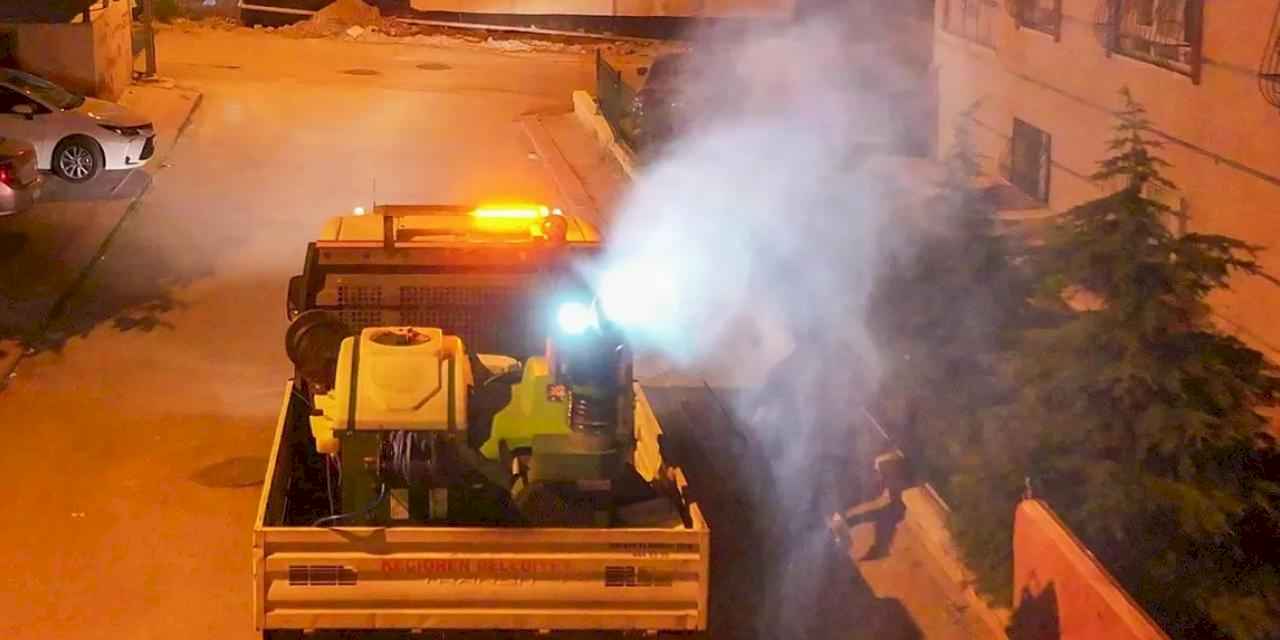 Ankara Keçiören'de gece gündüz ilaçlama