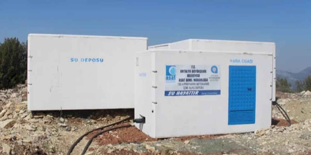 Antalya Yazır ve Güzle’ye yeni isale ve şebeke hattı inşa ediliyor