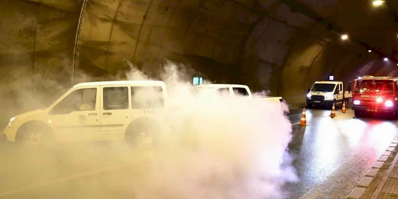 İzmir'de tünelde nefes kesen tatbikat