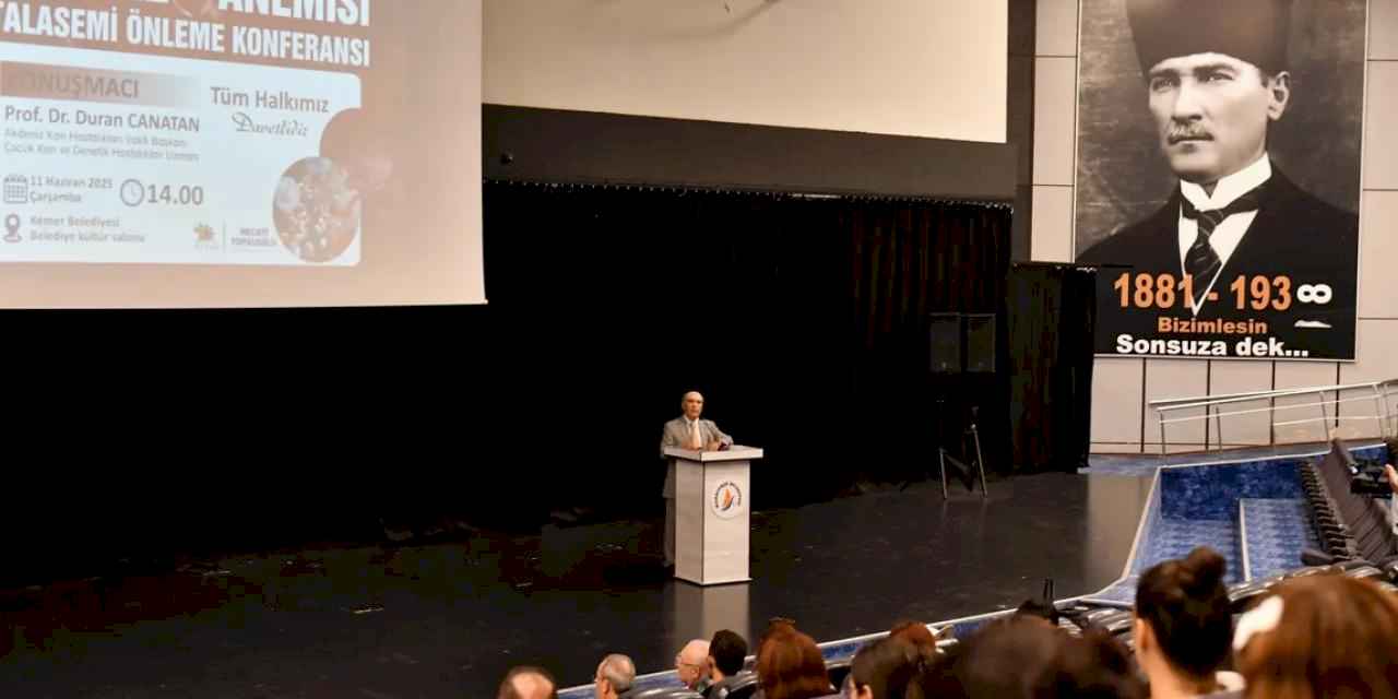 Antalya Muratpaşa'da 'Akdeniz Anemisi' farkındalığı