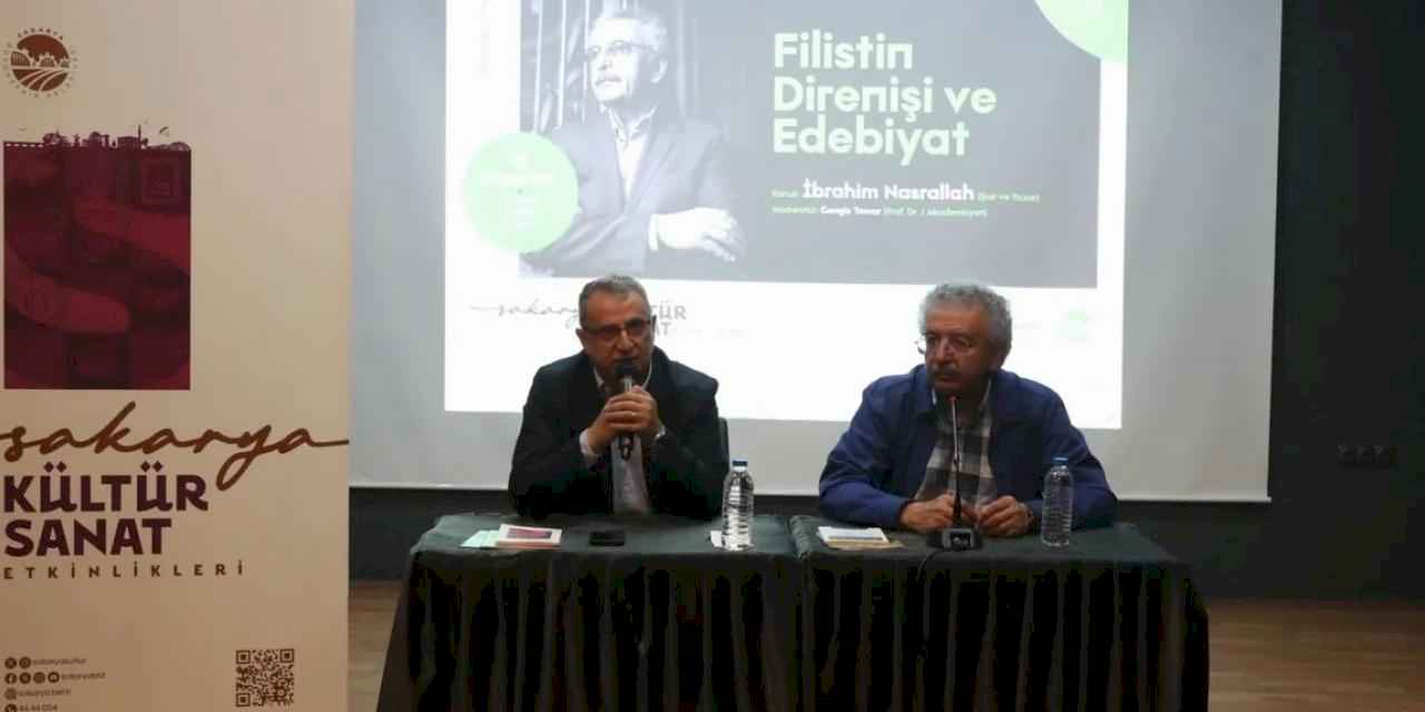 Sakarya’da Filistin direnişi ve edebiyat üzerine söyleşi