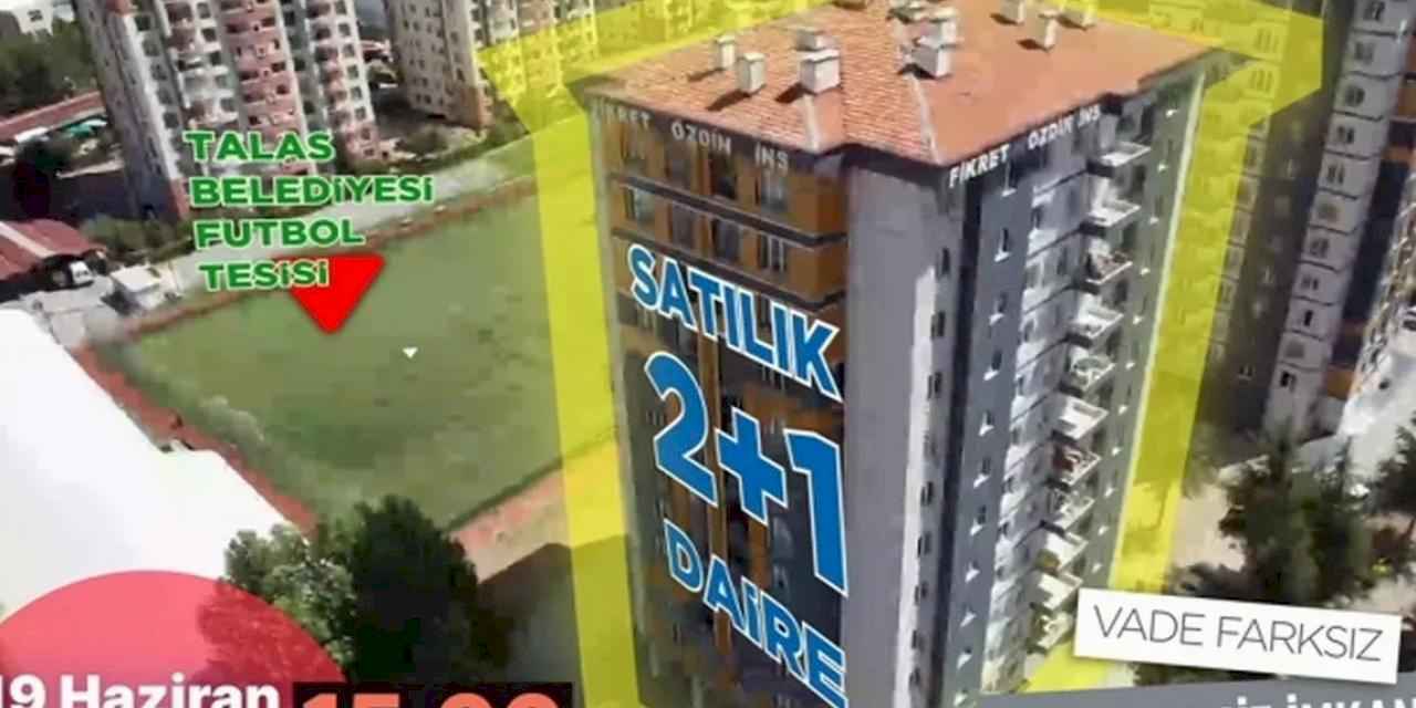 Kayseri Talas'tan taksitli yatırım fırsatı