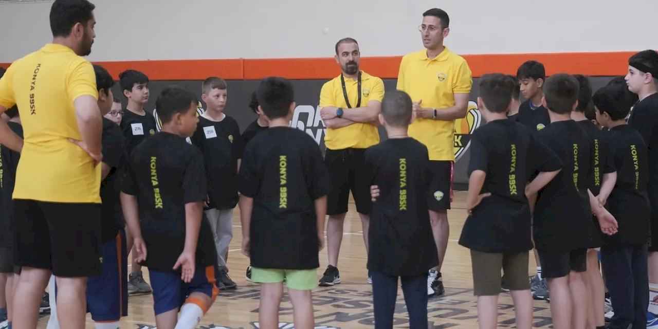 Konya'da basketbol altyapı seçmelerine yoğun ilgi