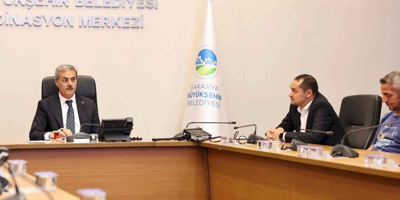 Sakarya'da Başkan Alemdar antrenörlerle buluştu