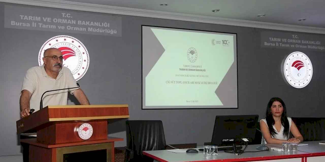 Bursa’da çiğ süt toplayıcıları için eğitim ve teknik gezi