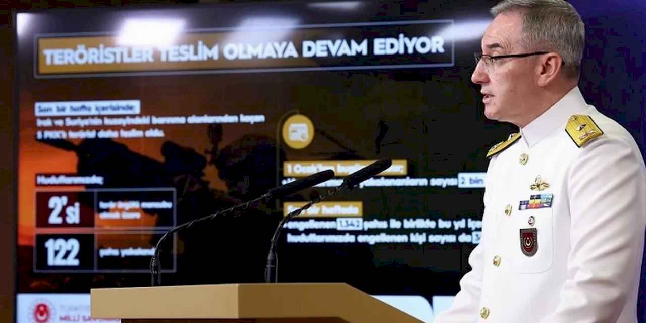 Teröristler teslim oluyor, sınır güvenliği güçleniyor