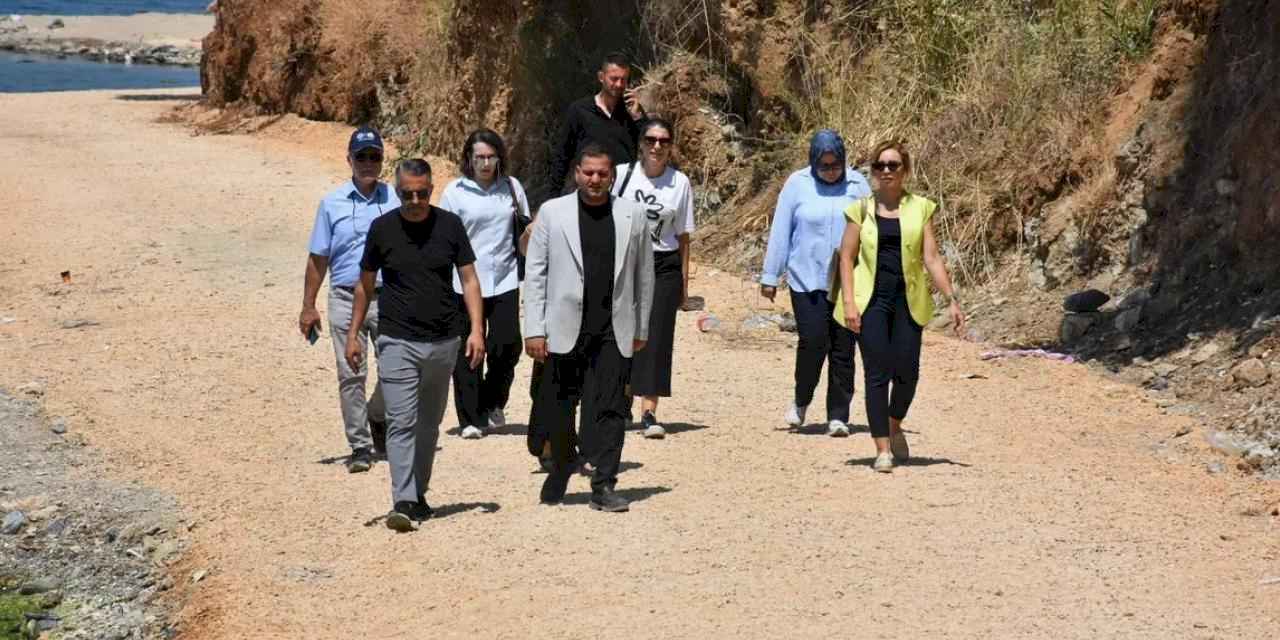 Bursa Gemlik’te yeni sahil yolu için altyapı hazırlığı