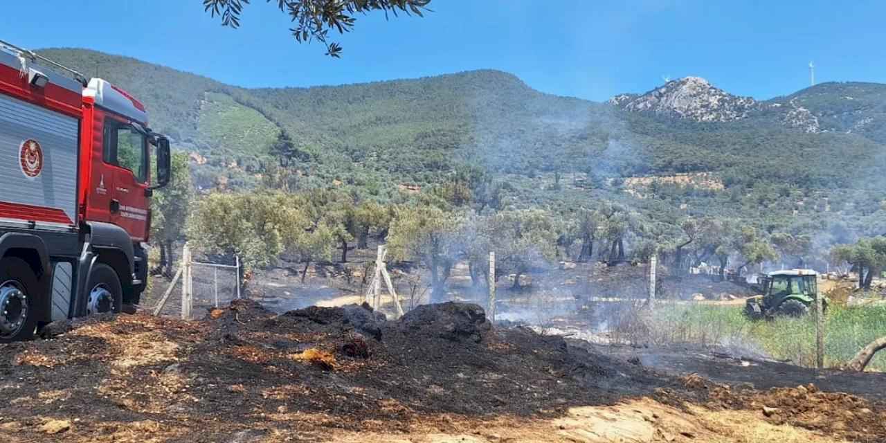 İzmir İtfaiyesi üç noktada yangınlara müdahale etti