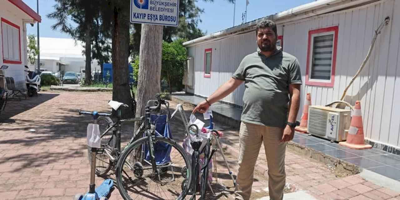 Antalya’da unutulan eşyalar sahiplerini bekliyor