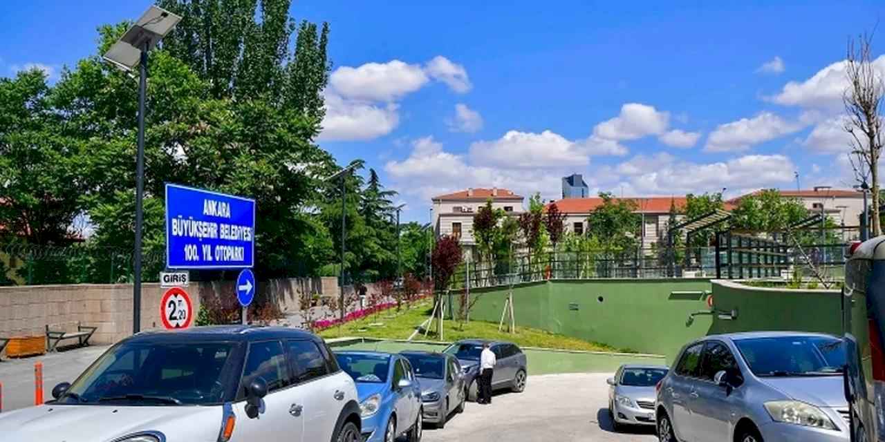 Ankara 100. Yıl Otoparkı hizmete açıldı