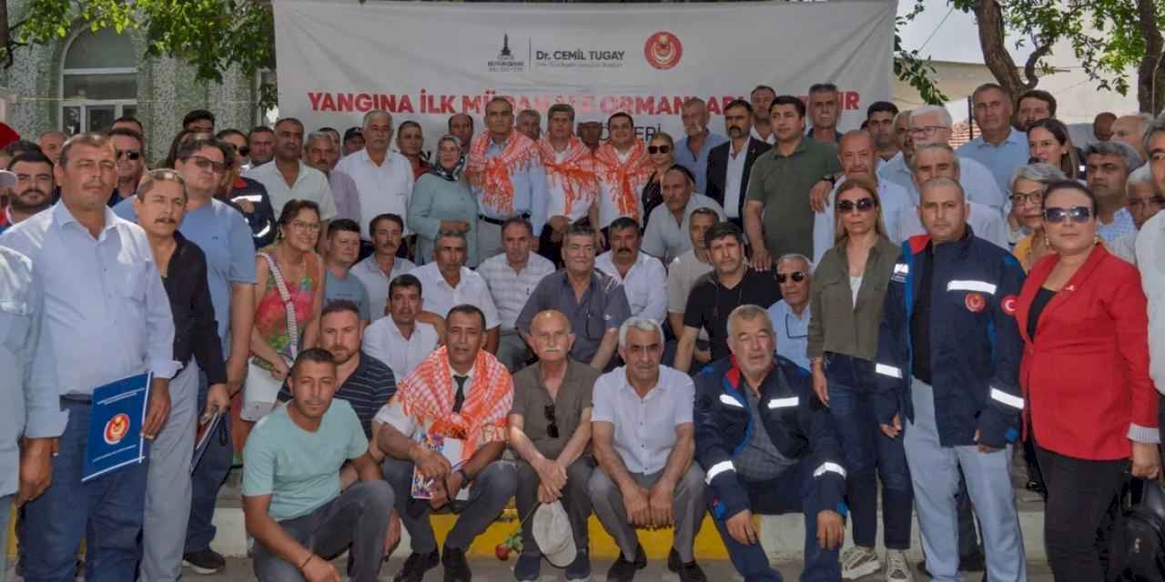 İzmir’de yangınla mücadeleye güçlü destek: 85 muhtara su tankeri