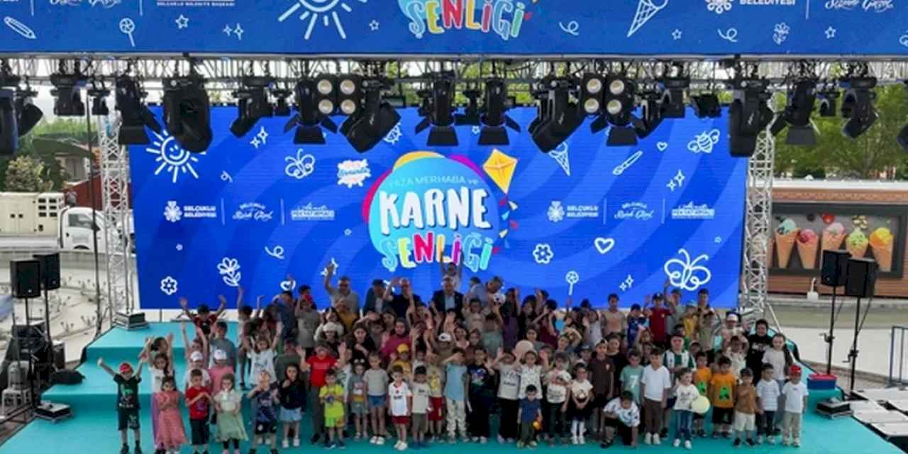 Konya Selçuklu'da çocuklar tatile coşkuyla başladı